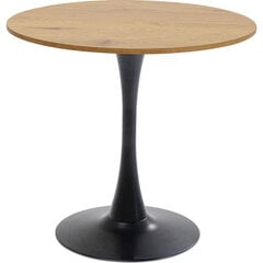 Стол Schickeria, коричневый, Ø80 cм цена и информация | Кухонные и обеденные столы | kaup24.ee