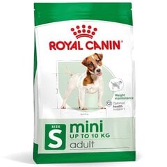 Royal Canin Adult Mini S väikestest tõugudest täiskasvanud koertele, 8 kg hind ja info | Kuivtoit koertele | kaup24.ee