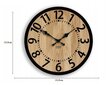 Seinakell ModernClock beež, must 33cm цена и информация | Kellad | kaup24.ee