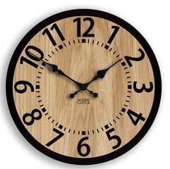 Seinakell ModernClock beež, must 33cm hind ja info | Kellad | kaup24.ee