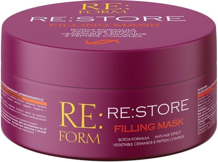 Täitemask juustele RE: Form Re:store 230ml hind ja info | Maskid, õlid, seerumid | kaup24.ee