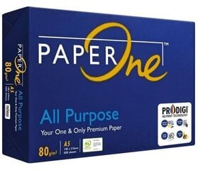Офисная копировальная бумага Paper One All Purpose, A5, 80 г/м², 500 листов цена и информация | Тетради и бумажные товары | kaup24.ee