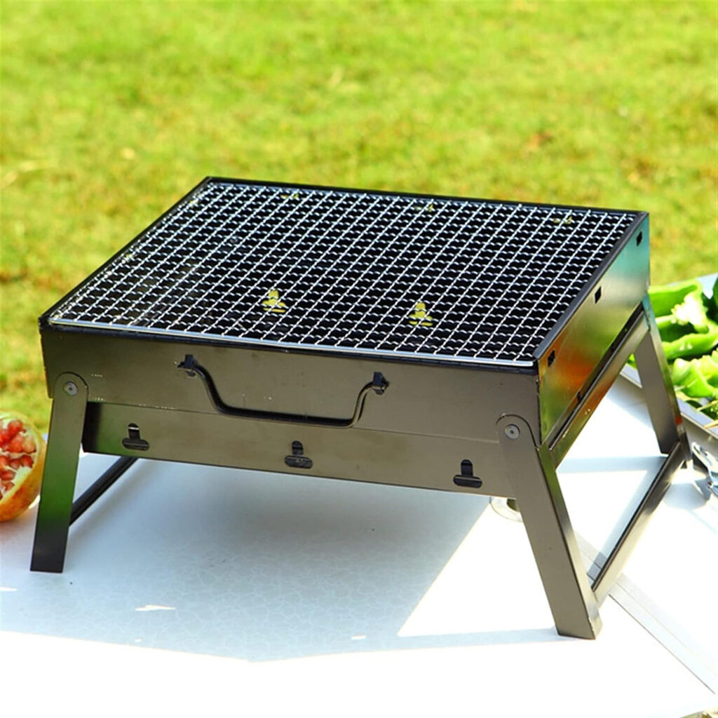 Kaasaskantav grill Omimar, kokkupandav 35x27x20cm, must hind ja info | Grillid | kaup24.ee