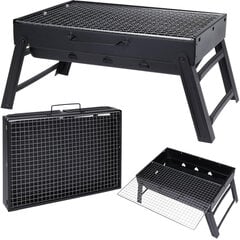 Kaasaskantav grill Omimar, kokkupandav 35x27x20cm, must hind ja info | Grillid | kaup24.ee