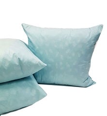 Перьевая подушка Comfort Pluss, blue, 40x40 cm цена и информация | Подушки | kaup24.ee