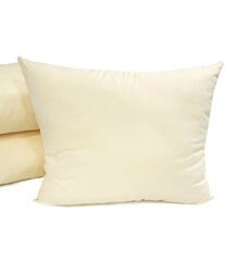 Подушка с гипоаллергенным наполнителем Hipo cream, 60x60 см цена и информация | Подушки | kaup24.ee