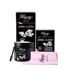 Набор для чистки ювелирных изделий Hagerty Jewel Clean + Jewel Cloth цена и информация | Очистители | kaup24.ee
