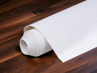 Белый ПВХ рулон искусственной кожи Forrestdecor, 1.4x25 м цена и информация | Другие принадлежности для мебели | kaup24.ee
