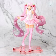 Фигурка аниме Miku Hatsune Sakura 15 см цена и информация | Атрибутика для игроков | kaup24.ee