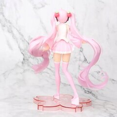 Фигурка аниме Miku Hatsune Sakura 15 см цена и информация | Атрибутика для игроков | kaup24.ee