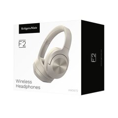 Kruger&matz f2 juhtmevabad kõrvasisesed kõrvaklapid, halli värvi hind ja info | Kõrvaklapid | kaup24.ee