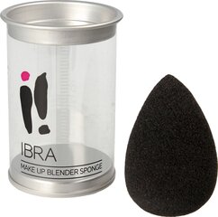 Губка для макияжа IBRA Blender Sponge Black цена и информация | Кисти для макияжа, спонжи | kaup24.ee