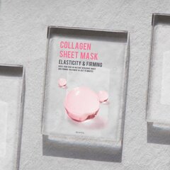 Укрепляющая листовая маска для лица с коллагеном Eunyul Collagen, 22 мл цена и информация | Маски для лица, патчи для глаз | kaup24.ee