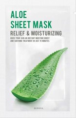 Увлажняющая тканевая маска для лица с алоэ Eunyul Aloe Sheet Mask, 22мл цена и информация | Маски для лица, патчи для глаз | kaup24.ee