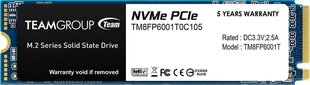 Team Group TM8FP6001T0C101 цена и информация | Внутренние жёсткие диски (HDD, SSD, Hybrid) | kaup24.ee