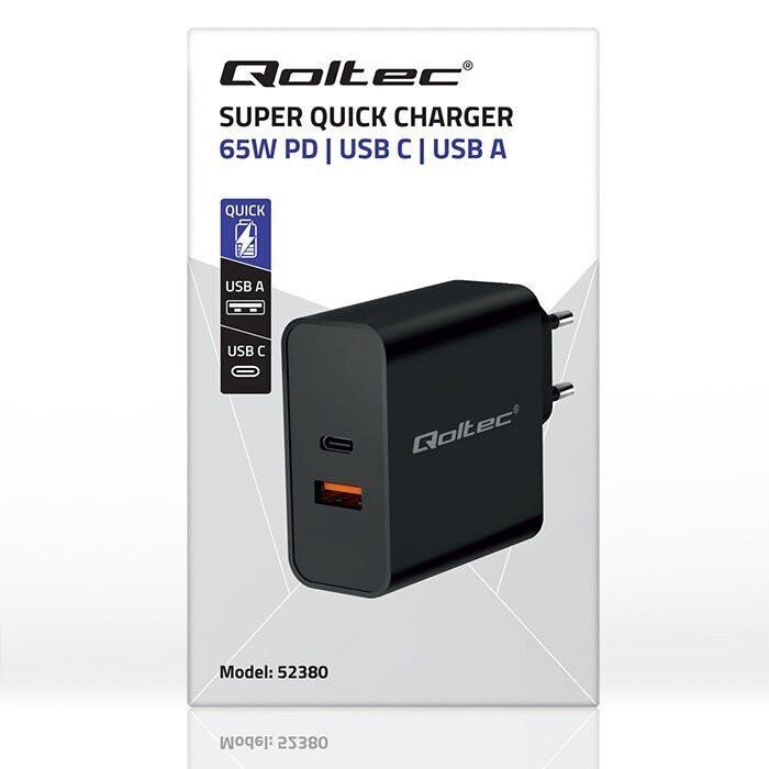 Qoltec 52380 hind ja info | Mobiiltelefonide laadijad | kaup24.ee