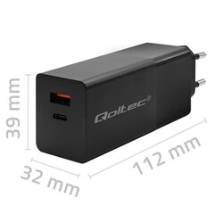 Qoltec 52382 цена и информация | Зарядные устройства для телефонов | kaup24.ee