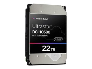 Dysk serwerowy HDD Western Digital Ultrastar DC HC580 WUH722422ALE6L4 (22 TB; 3.5"; SATA III) hind ja info | Sisemised kõvakettad (HDD, SSD, Hybrid) | kaup24.ee