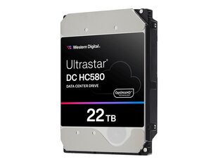 Dysk serwerowy HDD Western Digital Ultrastar DC HC580 WUH722422ALE6L4 (22 TB; 3.5"; SATA III) цена и информация | Внутренние жёсткие диски (HDD, SSD, Hybrid) | kaup24.ee