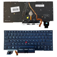 Клавиатура LENOVO X1 Carbon Gen 7, с подсветкой, с трекпоинтом, US цена и информация | Клавиатуры | kaup24.ee