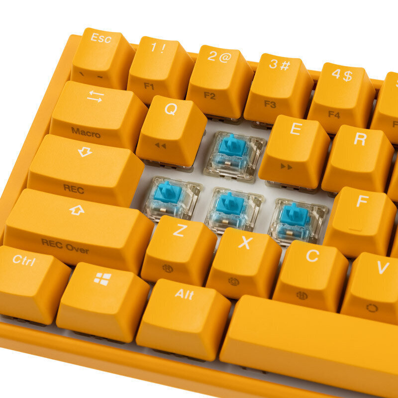 Ducky One 3 Yellow SF RGB LED MX-Blue (DKON2167ST-CUSPDYDYYYC1) цена и информация | Klaviatuurid | kaup24.ee