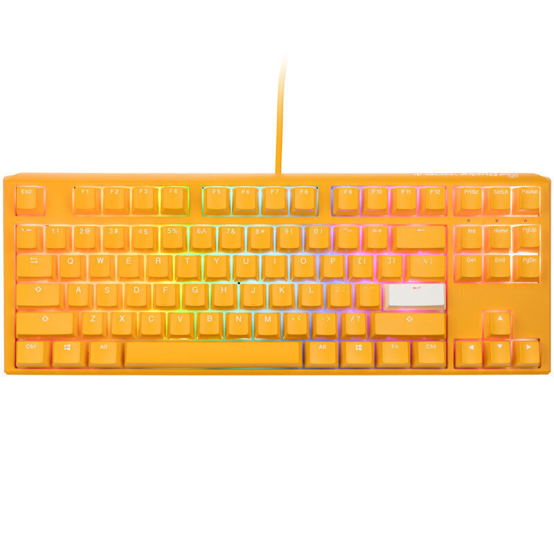 Ducky One 3 Yellow TKL RGB LED MX-Brown (DKON2187ST-BUSPDYDYYYC1) hind ja info | Klaviatuurid | kaup24.ee