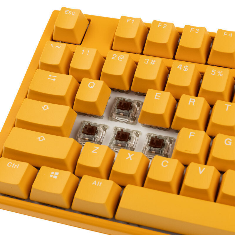 Ducky One 3 Yellow TKL RGB LED MX-Brown (DKON2187ST-BUSPDYDYYYC1) hind ja info | Klaviatuurid | kaup24.ee