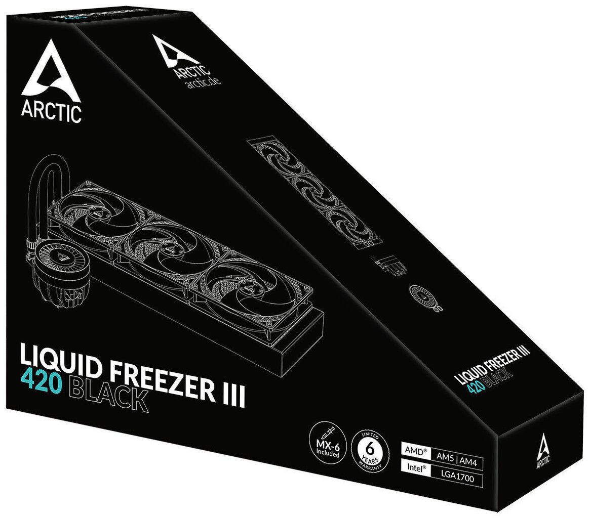 Arctic Liquid Freezer III 420 ACFRE00137A hind ja info | Protsessori jahutid | kaup24.ee