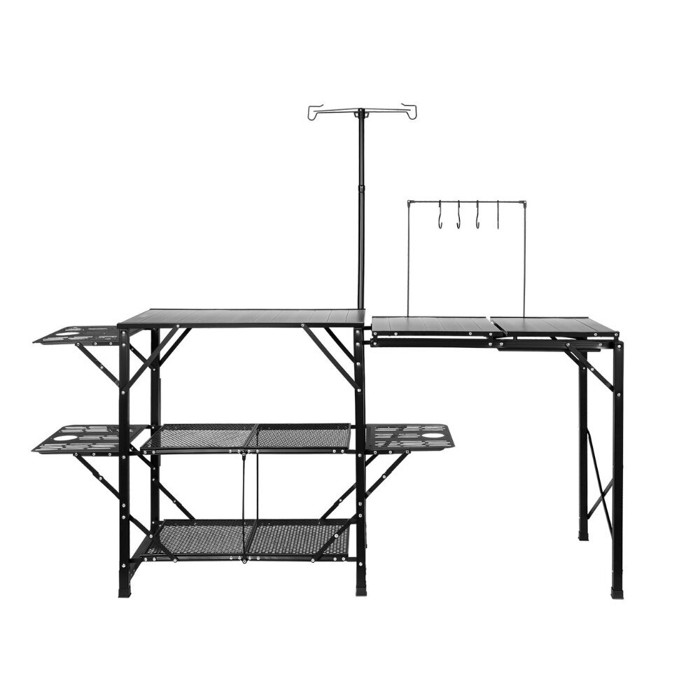 Matka-/serveerimislaud Vevor, 174x50x160cm hind ja info | Matkamööbel | kaup24.ee