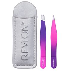 Revlon Мини-пинцет в чехле 92998, 2 штуки цена и информация | Кисти для макияжа, спонжи | kaup24.ee