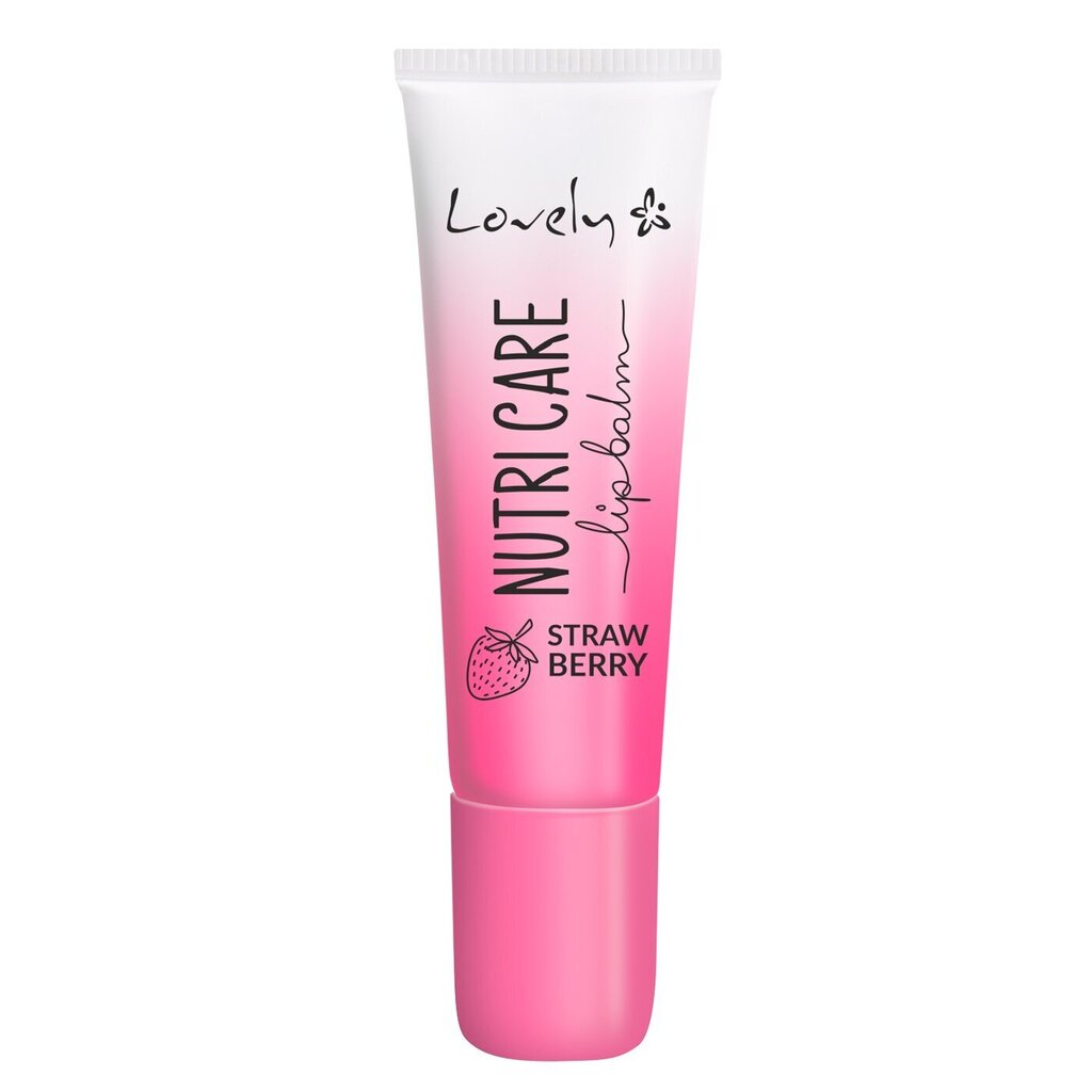 Huulepalsam Lovely Nutri Care Lip Balm 3 Strawberry, 8ml hind ja info | Huulepulgad, -läiked, -palsamid, vaseliin | kaup24.ee