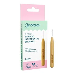 Hambavahehari Nordics Bamboo, 0,4 mm, 8 tk hind ja info | NORDICS Kosmeetika, parfüümid | kaup24.ee