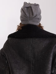 Шапка-бини женская темно-серая, зимняя шапка цена и информация | Женские шапки | kaup24.ee