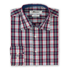 Рубашка мужская Nordic, приталенный силуэт - с длинным рукавом 7572F-40 цена и информация | Мужские рубашки | kaup24.ee