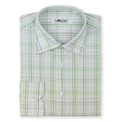 Рубашка мужская Nordic, прямой силуэт - с длинным рукавом 7721-46 цена и информация | Мужские рубашки | kaup24.ee
