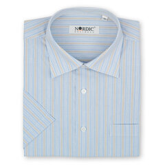 Рубашка мужская Nordic, прямой силуэт - с коротким рукавом 7720K-46 цена и информация | Мужские рубашки | kaup24.ee