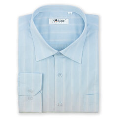 Рубашка мужская Nordic больших размеров, прямой силуэт - с длинным рукавом 7970L-50 цена и информация | Мужские рубашки | kaup24.ee