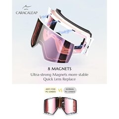 Suusaprillid Caracaleap OTG, roosa hind ja info | Suusaprillid | kaup24.ee