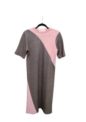 Villane kleit naistele, hall-roosa hind ja info | Kleidid | kaup24.ee