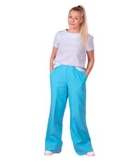 Pikad püksid naistele, sinine hind ja info | Naiste püksid | kaup24.ee