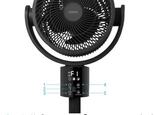 Põrandaventilaator puldiga BlackBreeze hind ja info | Ventilaatorid | kaup24.ee