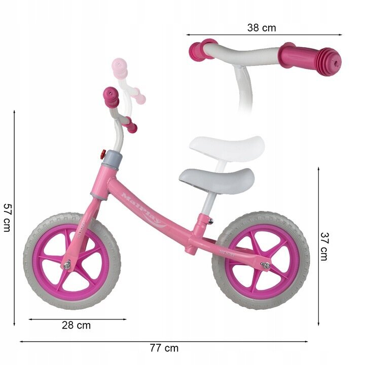 Tasakaaluratas MalPlay, roosa цена и информация | Jooksurattad | kaup24.ee