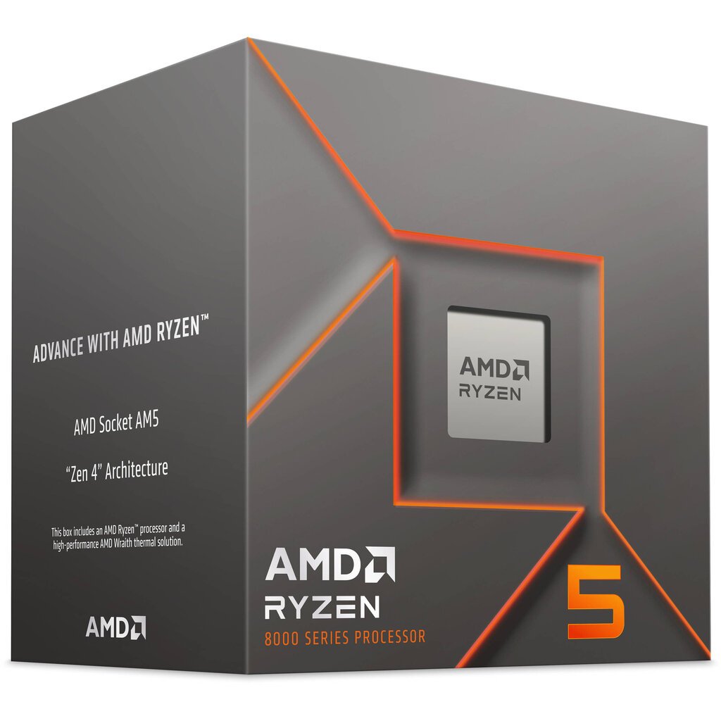 AMD Ryzen 5 8400F (100-100001591BOX) цена и информация | Protsessorid (CPU) | kaup24.ee