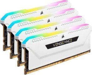 Corsair Vengeance RGB Pro SL (CMH32GX4M4E3200C16W) цена и информация | Operatiivmälu (RAM) | kaup24.ee