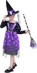 Детский костюм ведьмы ZUCOS, 3-4 года/110-120см цена и информация | Карнавальные костюмы | kaup24.ee