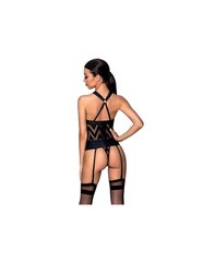 PASSION HIMA CORSETC ECO LEATHER L/XL цена и информация | Сексуальное женское белье | kaup24.ee