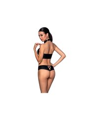 PASSION NANCY BIKINI ECO LEATHER XXL/XXXL цена и информация | Сексуальное женское белье | kaup24.ee