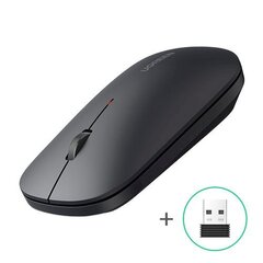 Удобная беспроводная мышь для ПК, Ugreen MU0011, USB, черная цена и информация | Мыши | kaup24.ee