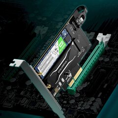 Адаптер карт расширения, Ugreen CM302 705031, PCIe 3.0 x4 дополнительные два слота для SSD, M.2 M-Key и M.2 B-Key цена и информация | Аксессуары для компонентов | kaup24.ee