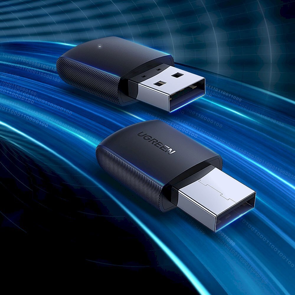 Väline USB võrgukaart, WiFi 2.4GHz/5GHz 11ac AC650, must hind ja info | USB jagajad, adapterid | kaup24.ee